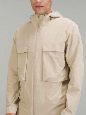 Lululemon Men's Hooded Utility Jacket - Khaki